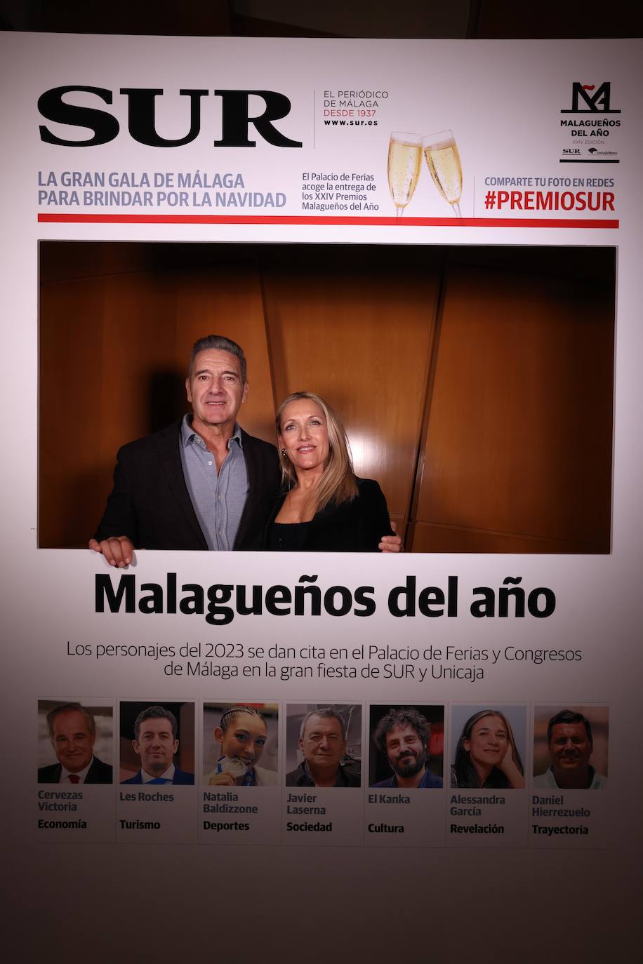 Las portadas de los invitados a los Premios Malagueños del Año 2023