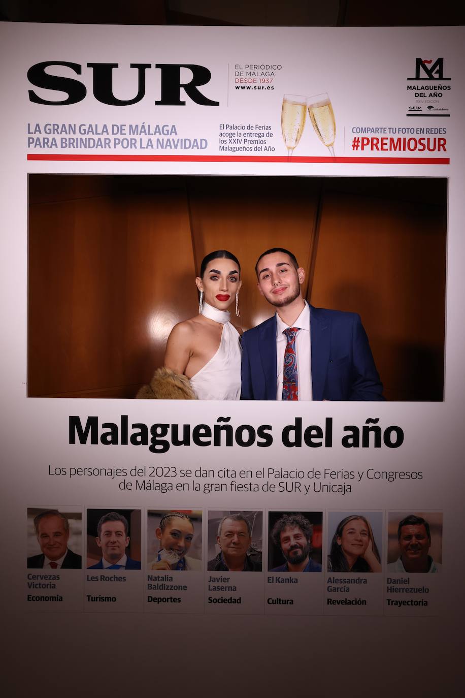 Las portadas de los invitados a los Premios Malagueños del Año 2023