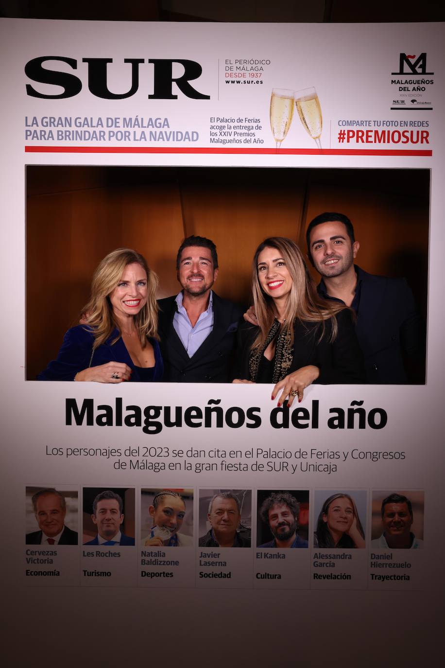 Las portadas de los invitados a los Premios Malagueños del Año 2023