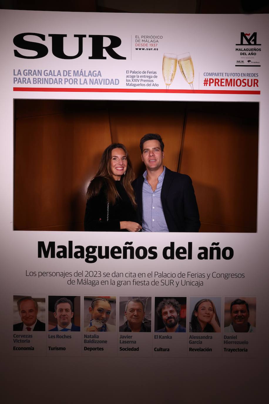 Las portadas de los invitados a los Premios Malagueños del Año 2023