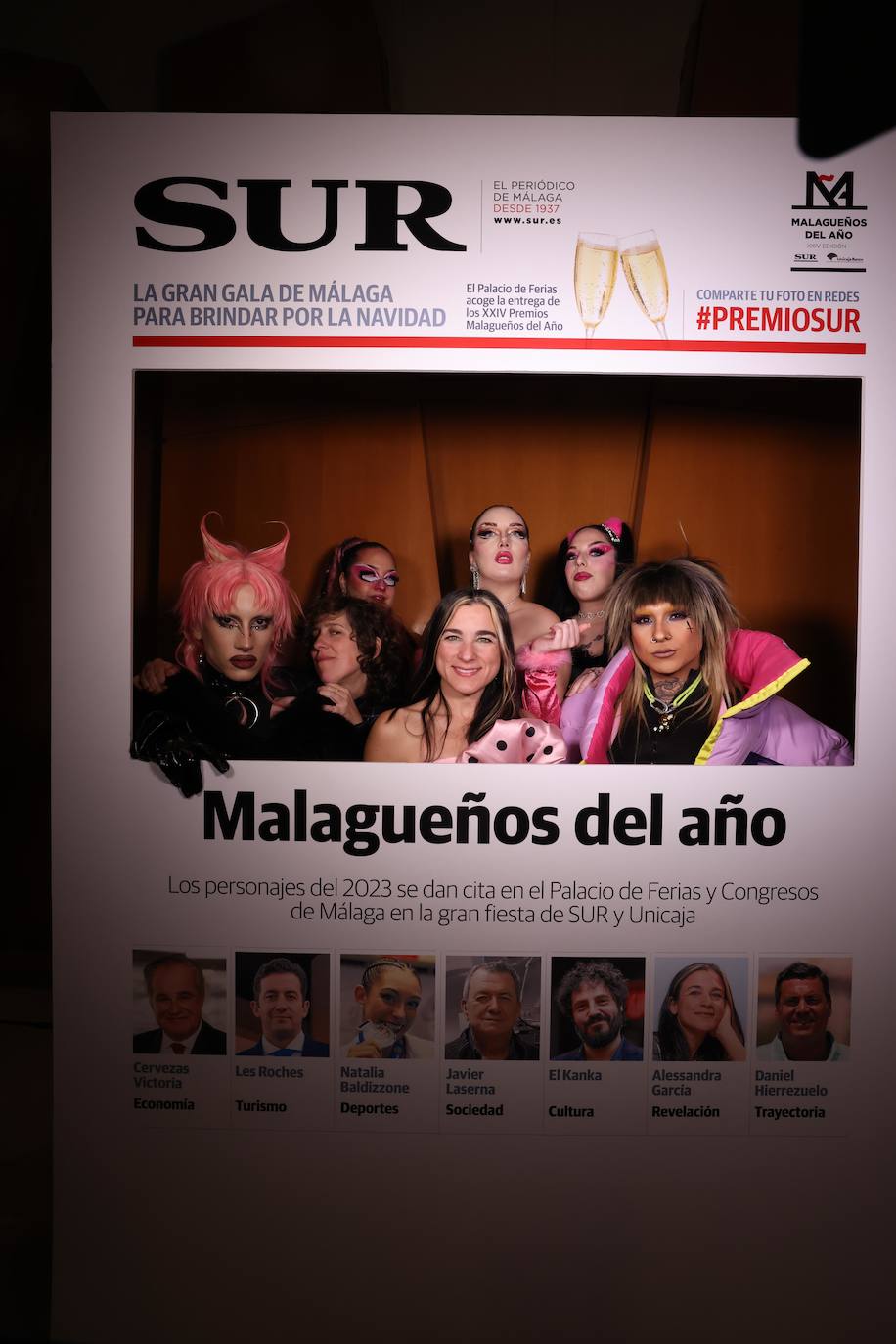 Las portadas de los invitados a los Premios Malagueños del Año 2023