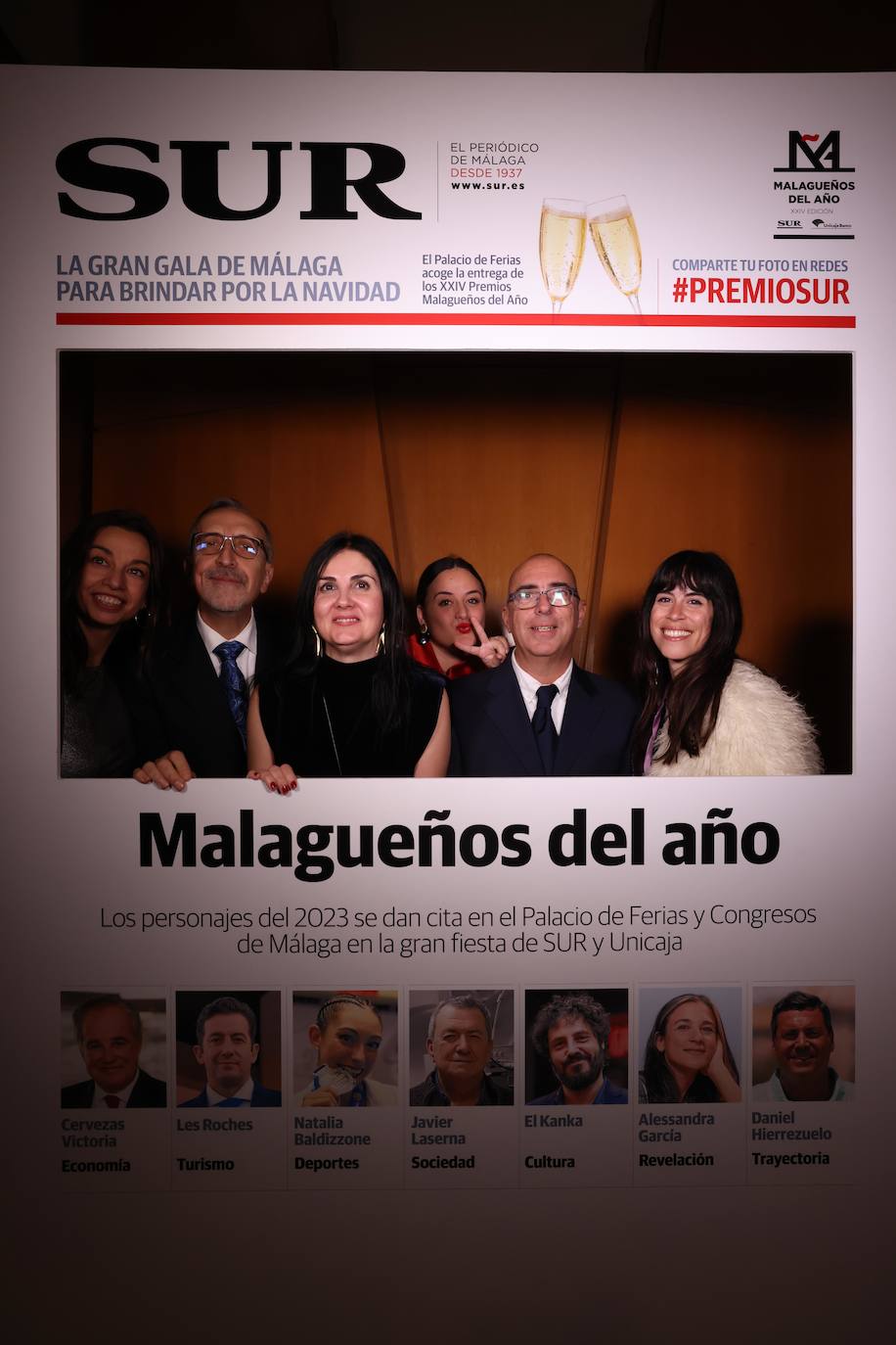 Las portadas de los invitados a los Premios Malagueños del Año 2023