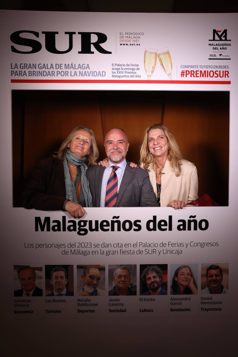 Las portadas de los invitados a los Premios Malagueños del Año 2023