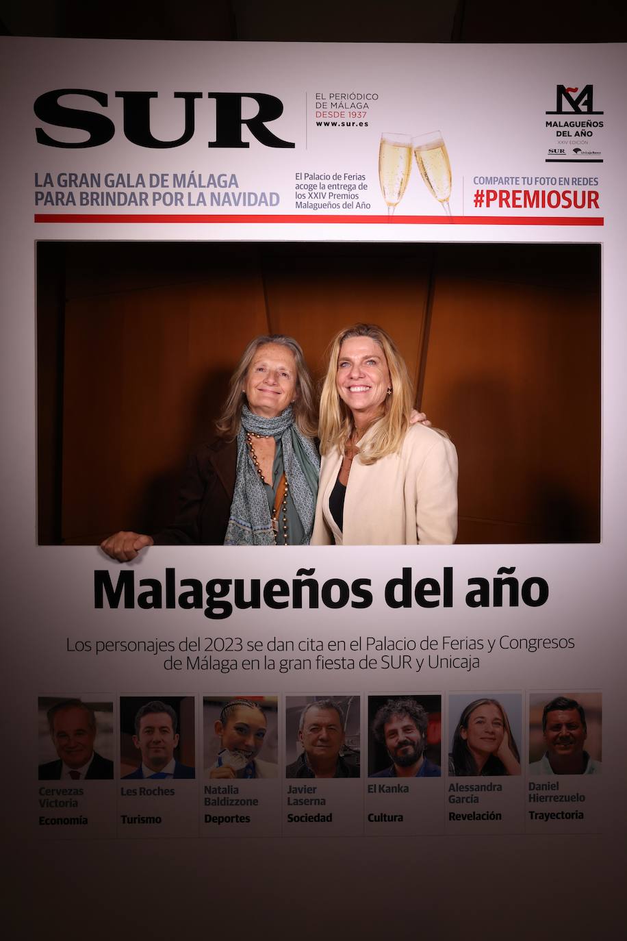 Las portadas de los invitados a los Premios Malagueños del Año 2023