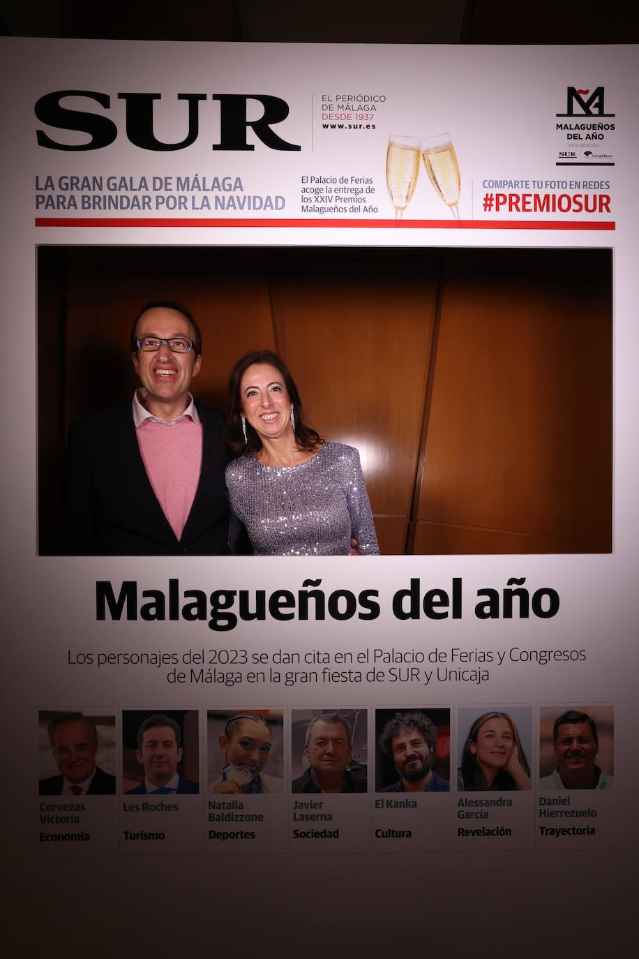 Las portadas de los invitados a los Premios Malagueños del Año 2023