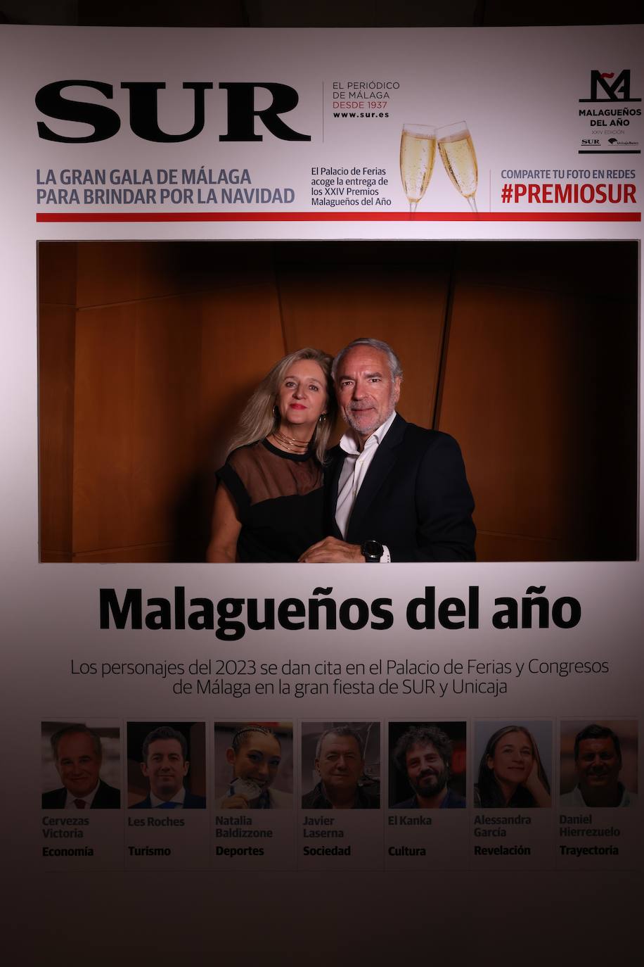 Las portadas de los invitados a los Premios Malagueños del Año 2023