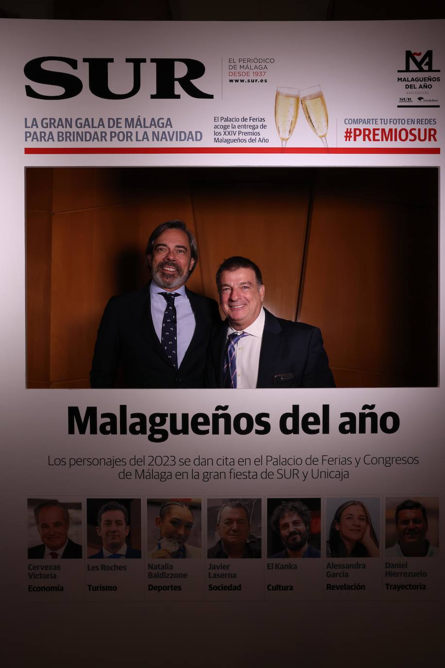 Las portadas de los invitados a los Premios Malagueños del Año 2023