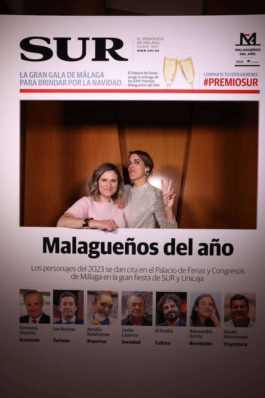 Las portadas de los invitados a los Premios Malagueños del Año 2023