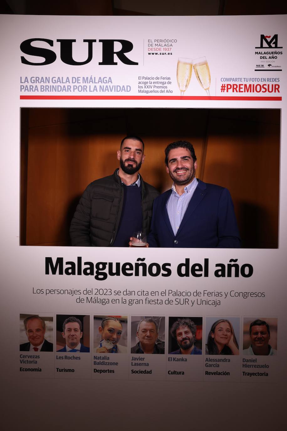 Las portadas de los invitados a los Premios Malagueños del Año 2023