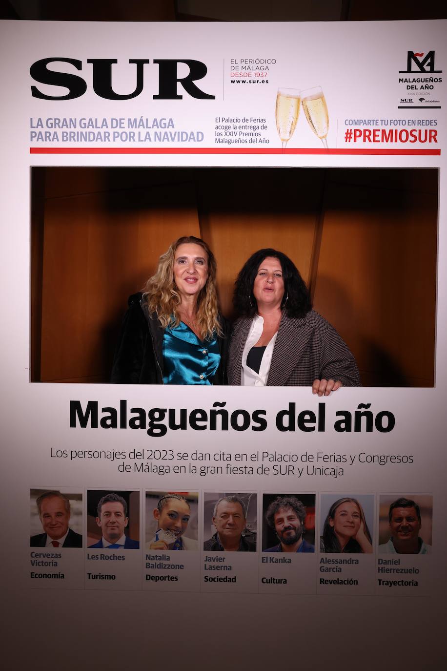 Las portadas de los invitados a los Premios Malagueños del Año 2023