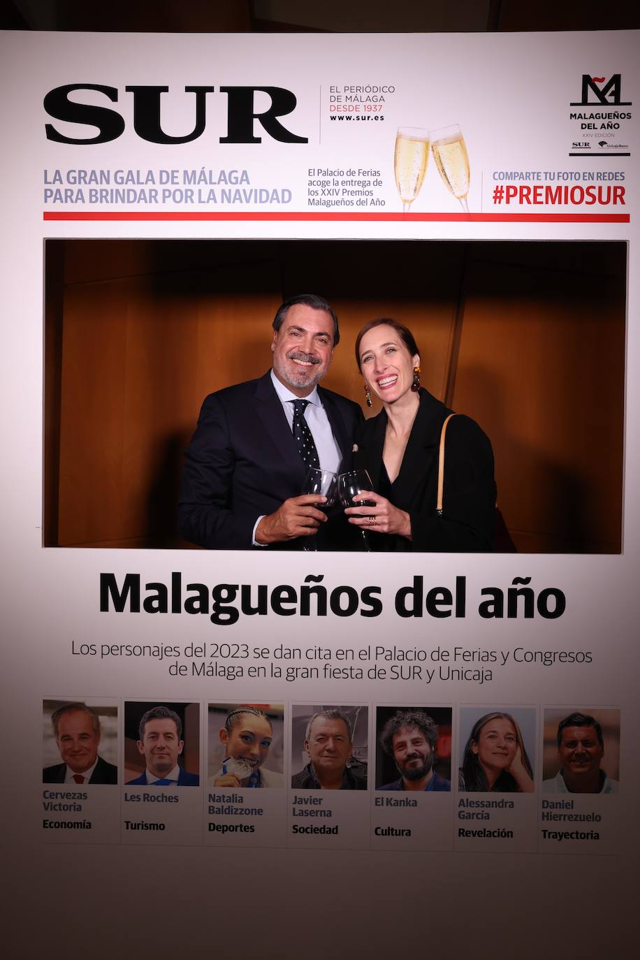 Las portadas de los invitados a los Premios Malagueños del Año 2023