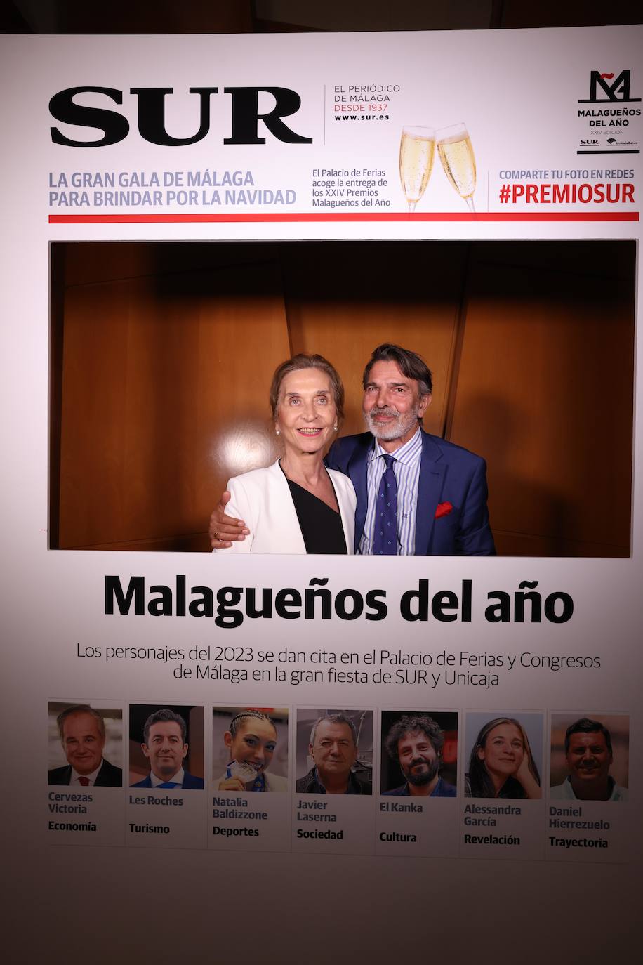 Las portadas de los invitados a los Premios Malagueños del Año 2023