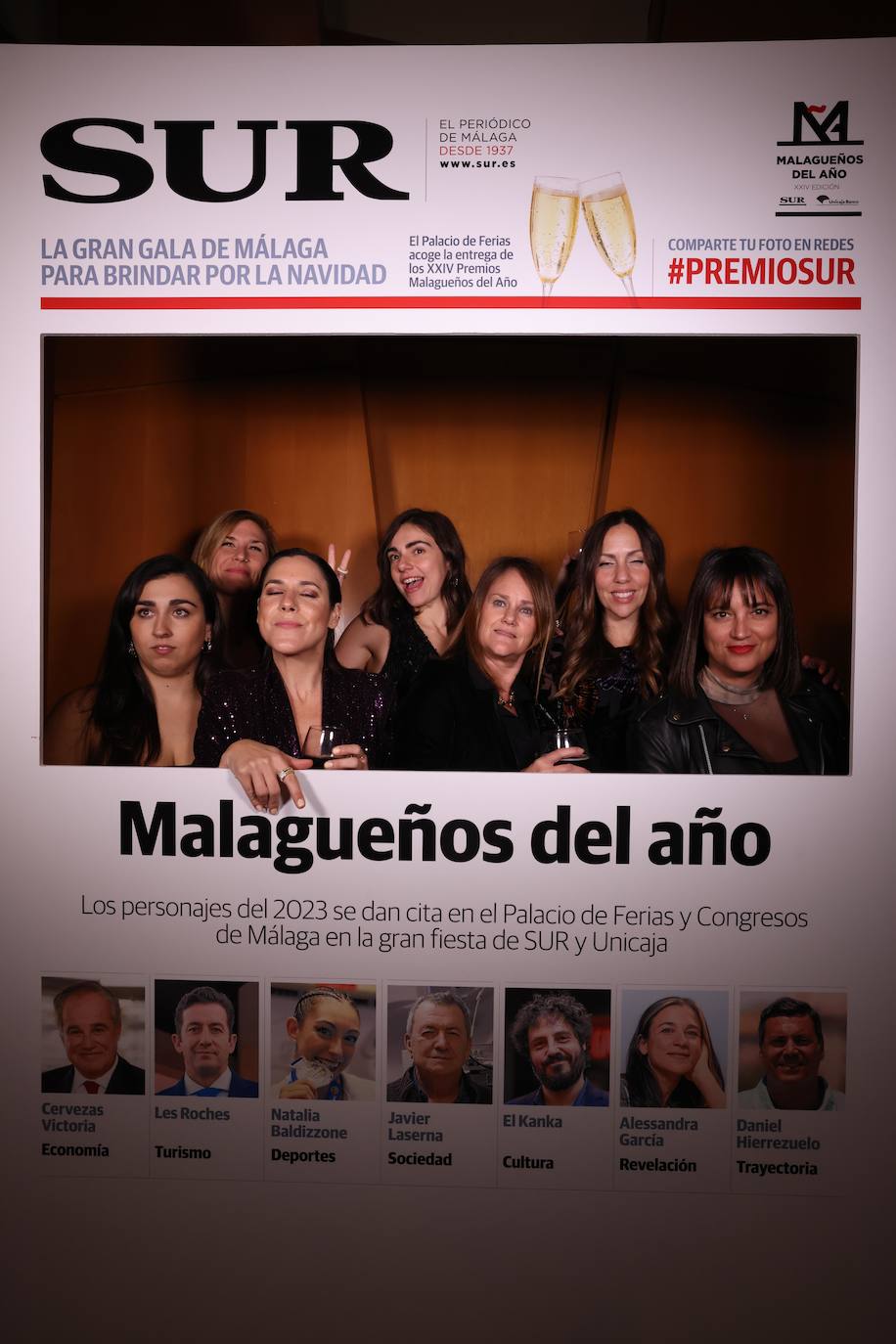 Las portadas de los invitados a los Premios Malagueños del Año 2023