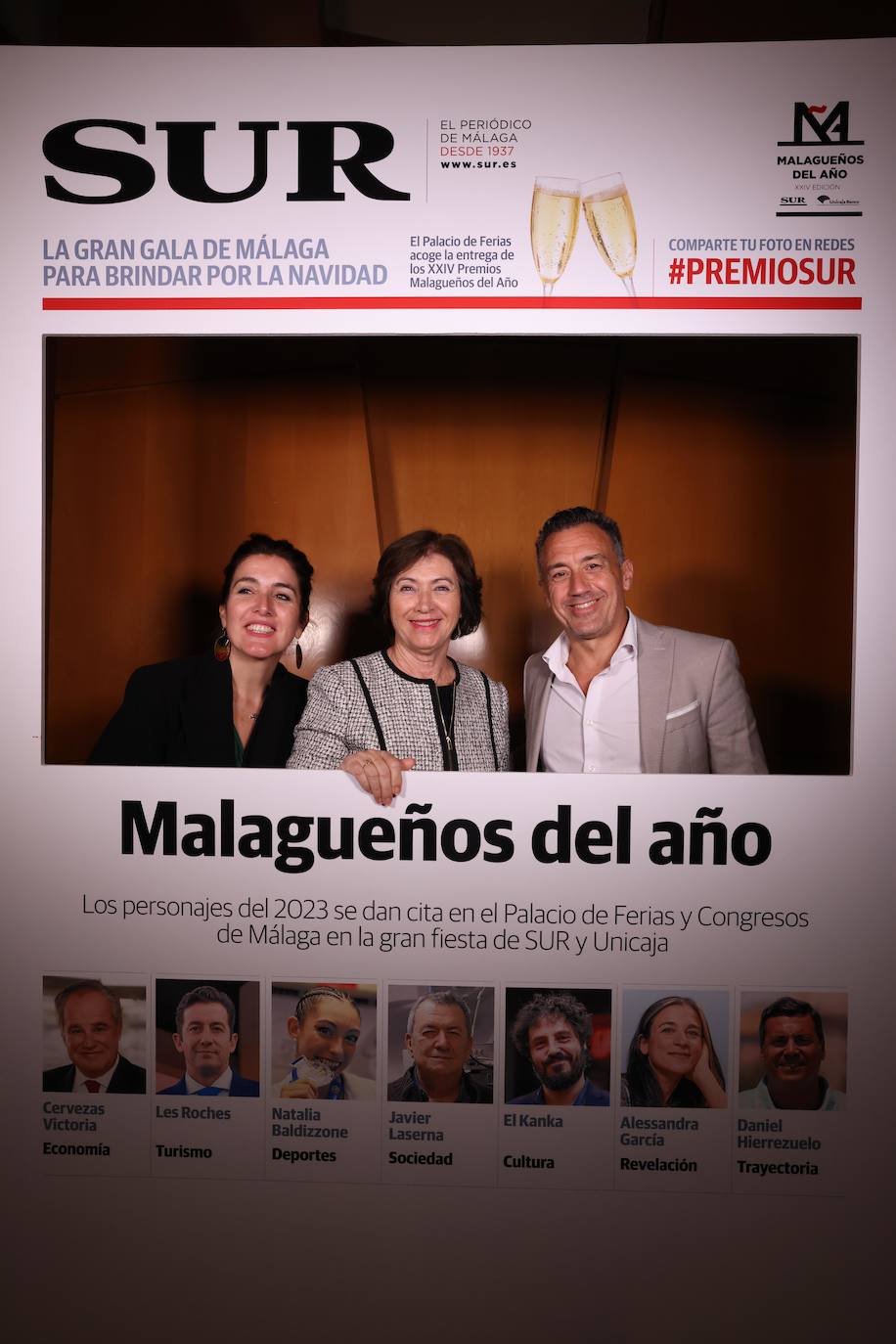 Las portadas de los invitados a los Premios Malagueños del Año 2023