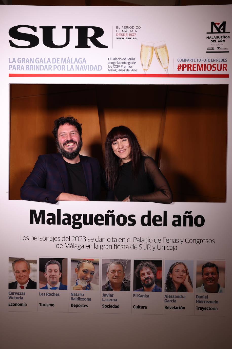 Las portadas de los invitados a los Premios Malagueños del Año 2023