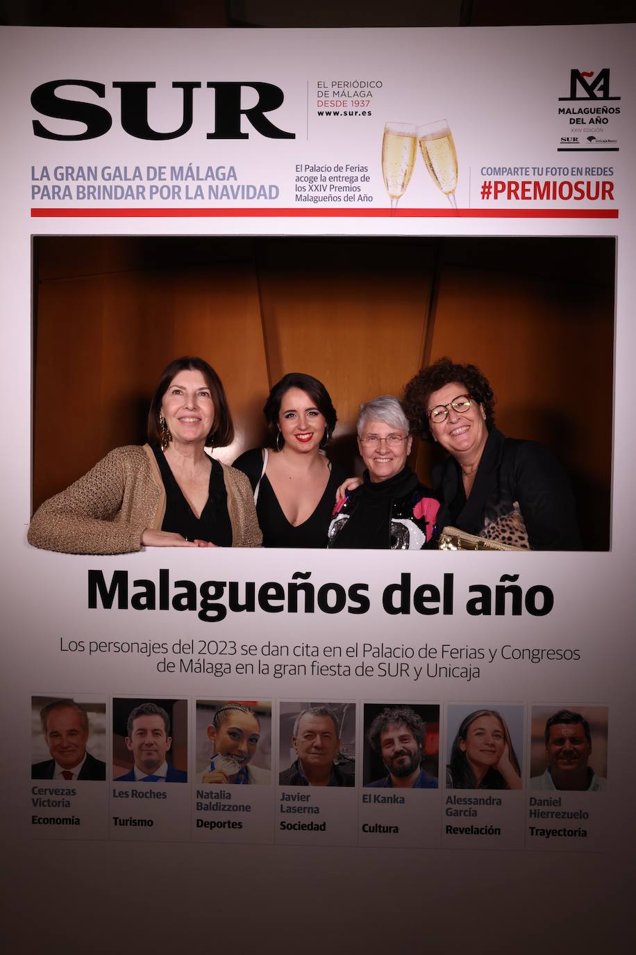 Las portadas de los invitados a los Premios Malagueños del Año 2023