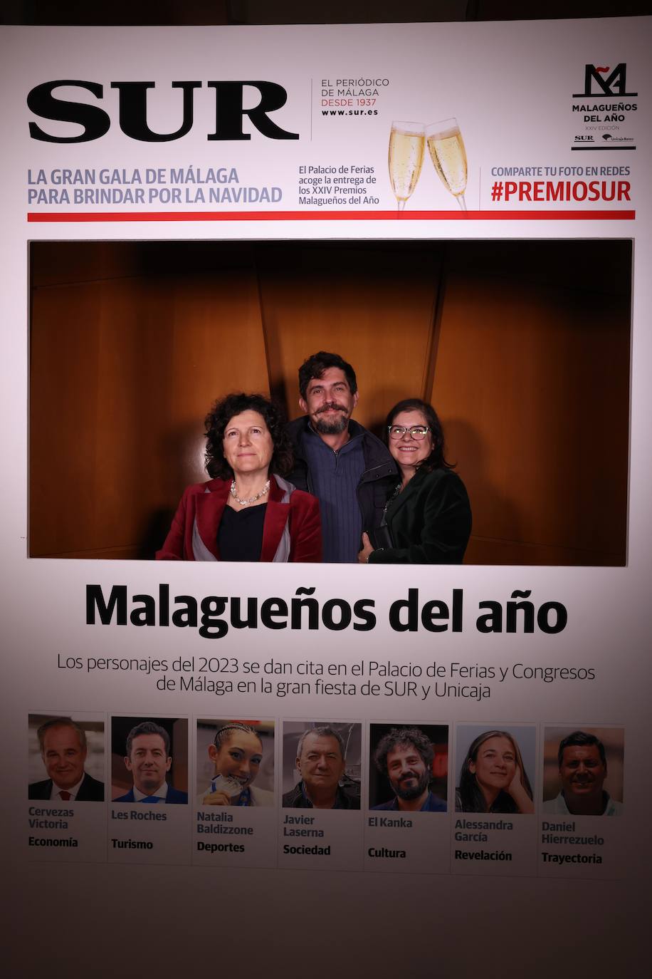 Las portadas de los invitados a los Premios Malagueños del Año 2023