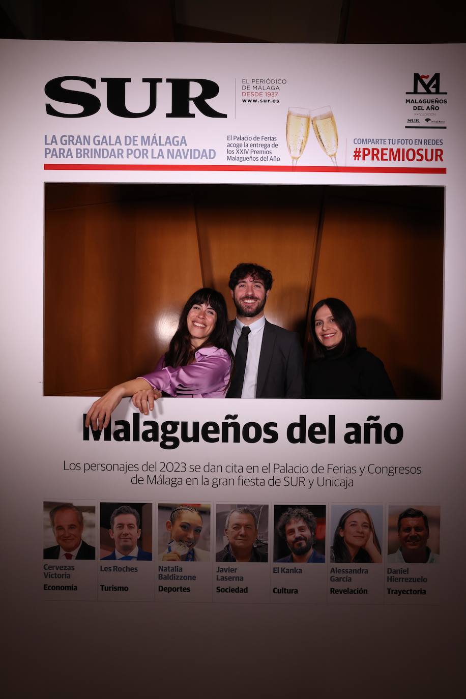 Las portadas de los invitados a los Premios Malagueños del Año 2023