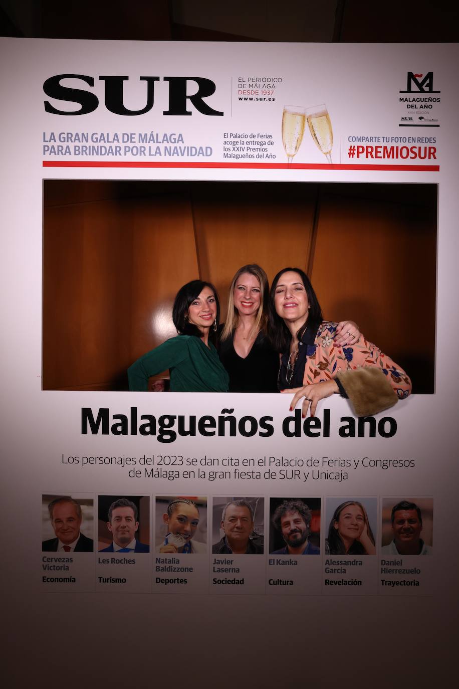 Las portadas de los invitados a los Premios Malagueños del Año 2023