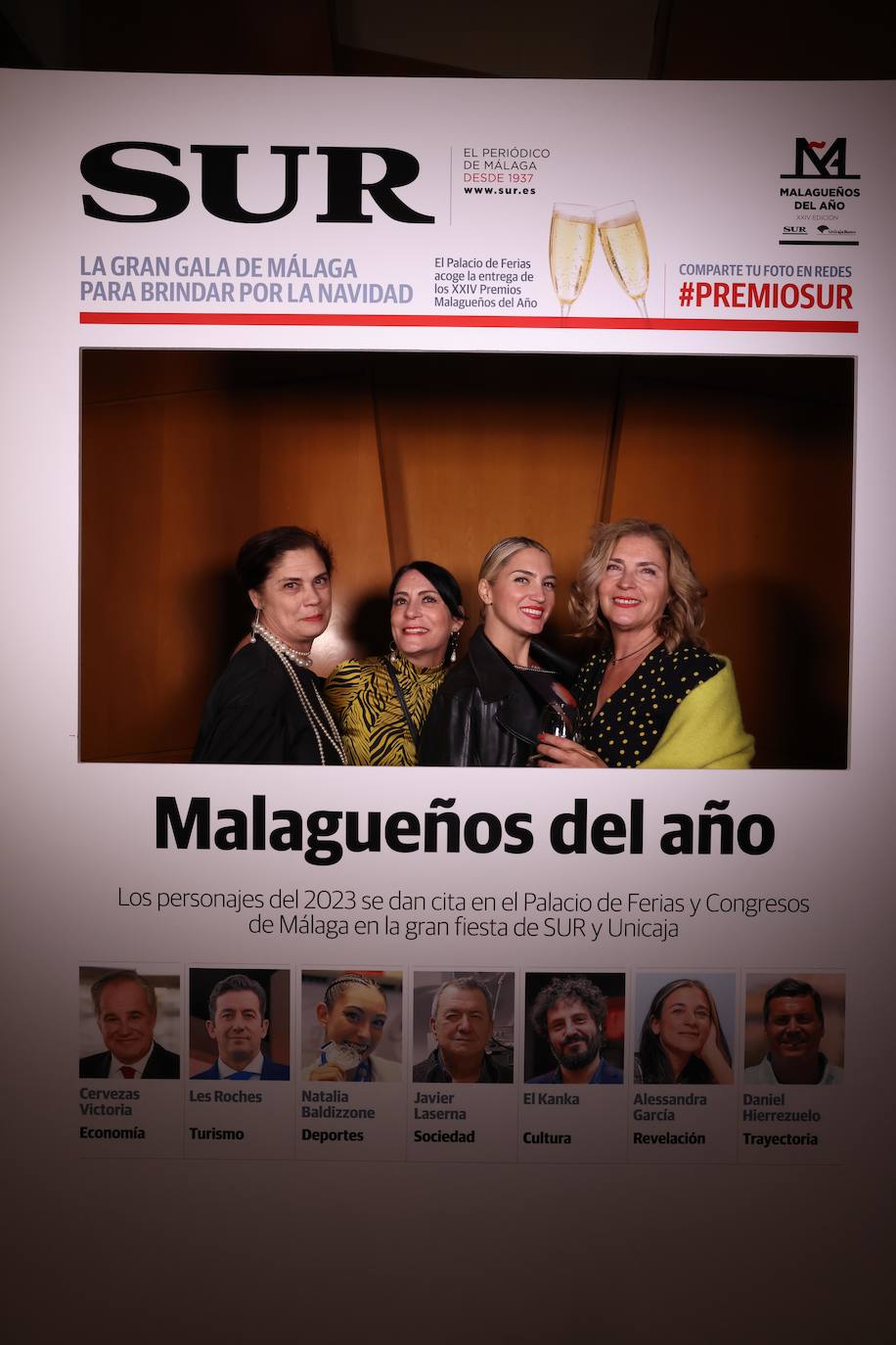 Las portadas de los invitados a los Premios Malagueños del Año 2023