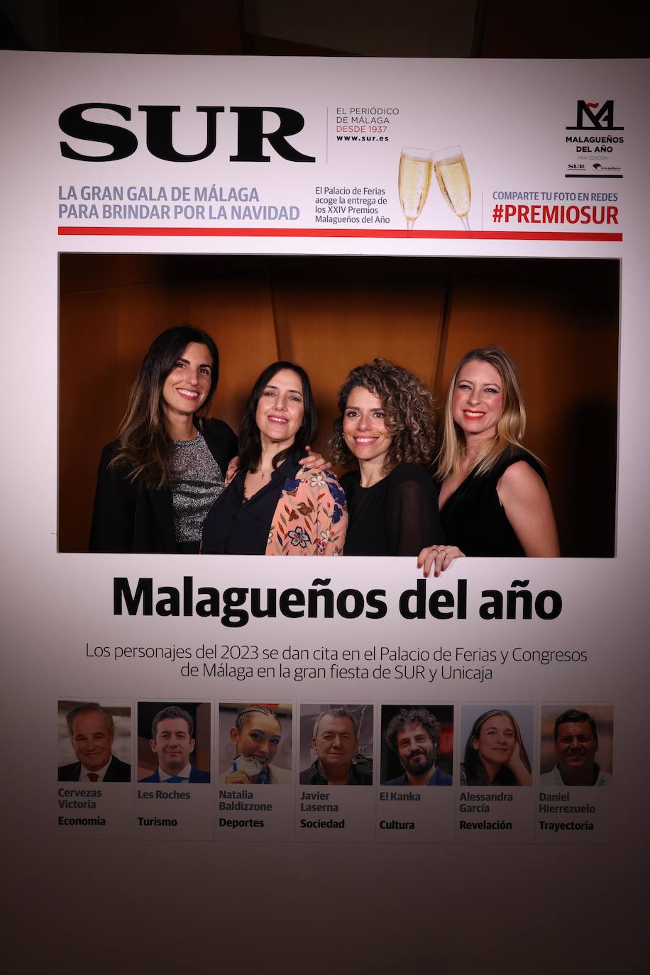 Las portadas de los invitados a los Premios Malagueños del Año 2023