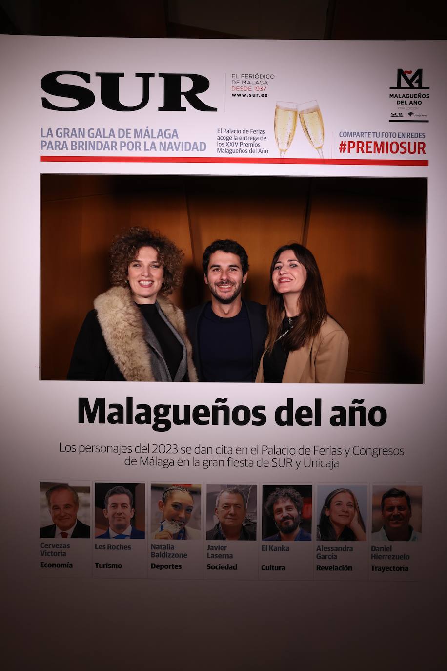 Las portadas de los invitados a los Premios Malagueños del Año 2023