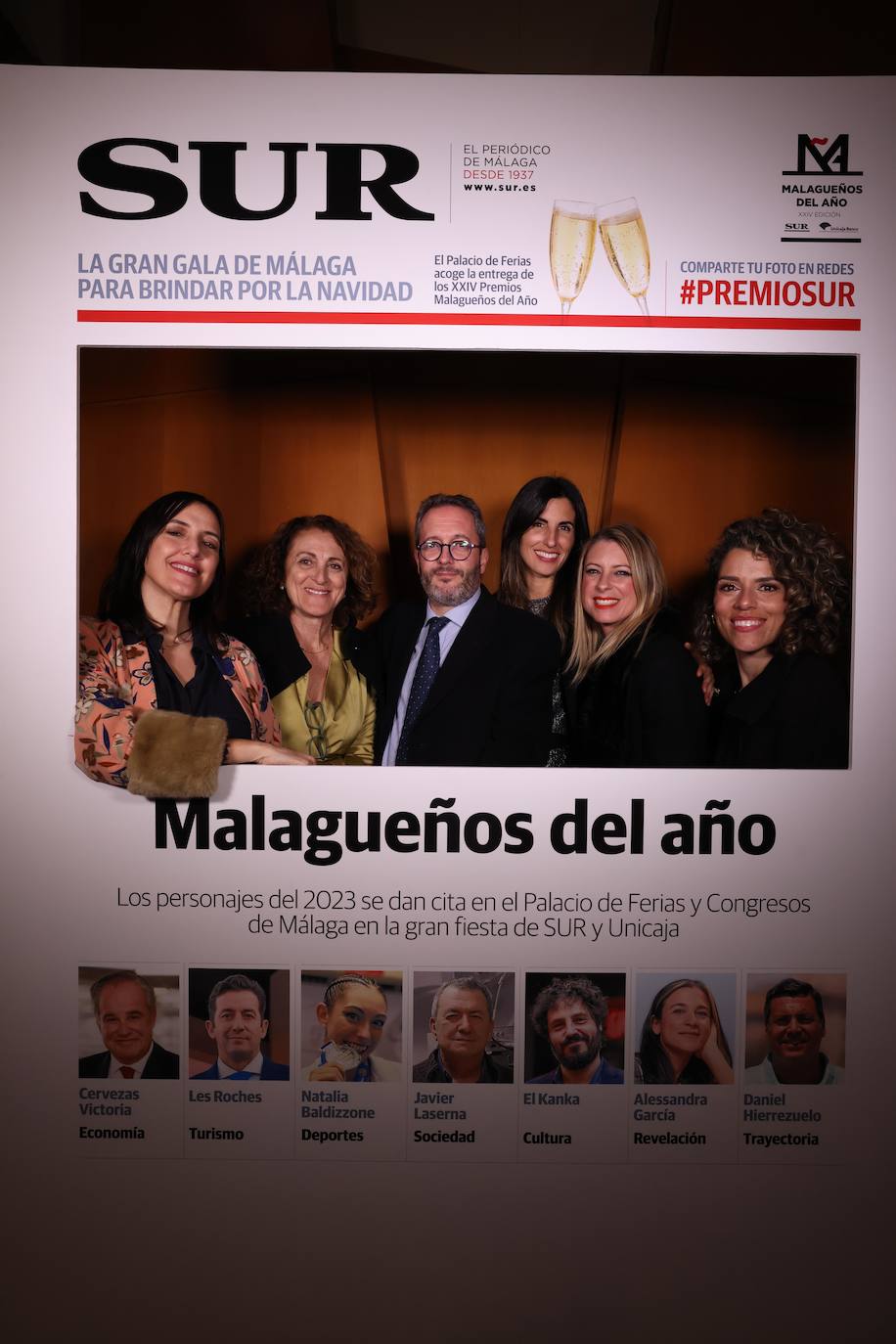 Las portadas de los invitados a los Premios Malagueños del Año 2023