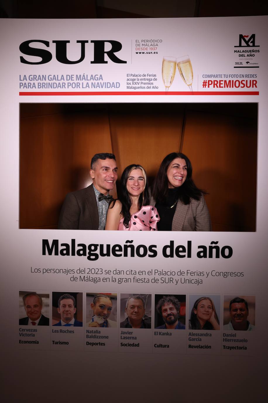 Las portadas de los invitados a los Premios Malagueños del Año 2023