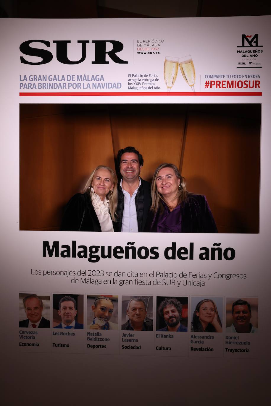 Las portadas de los invitados a los Premios Malagueños del Año 2023