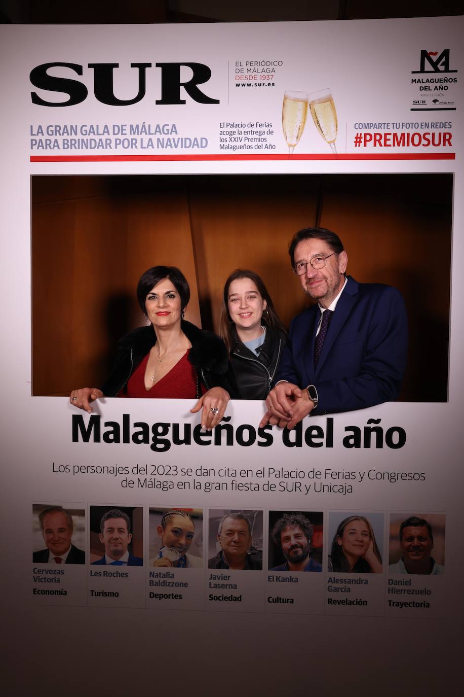 Las portadas de los invitados a los Premios Malagueños del Año 2023