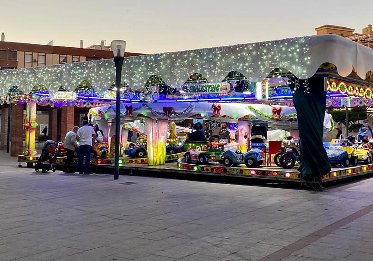 La popular atracción infantil, de la que pueden disfrutar los niños y niñas rinconeras durante las Navidades.
