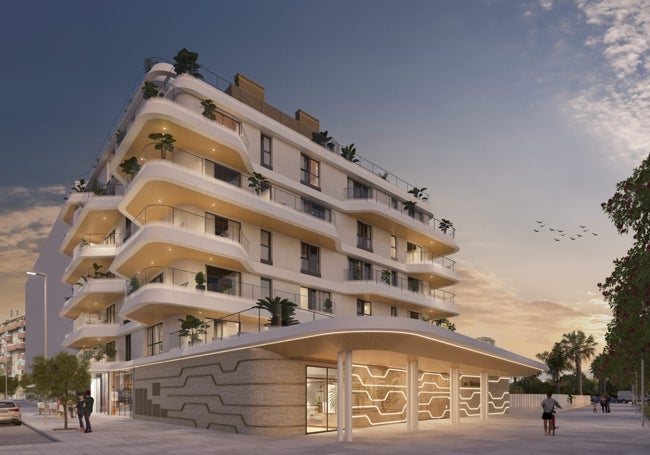 Recreación del proyecto Sedalis, de Realia, con diseño de HCP Arquitectos.