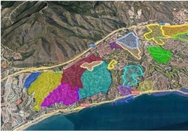 Mapa con las zonas afectadas.