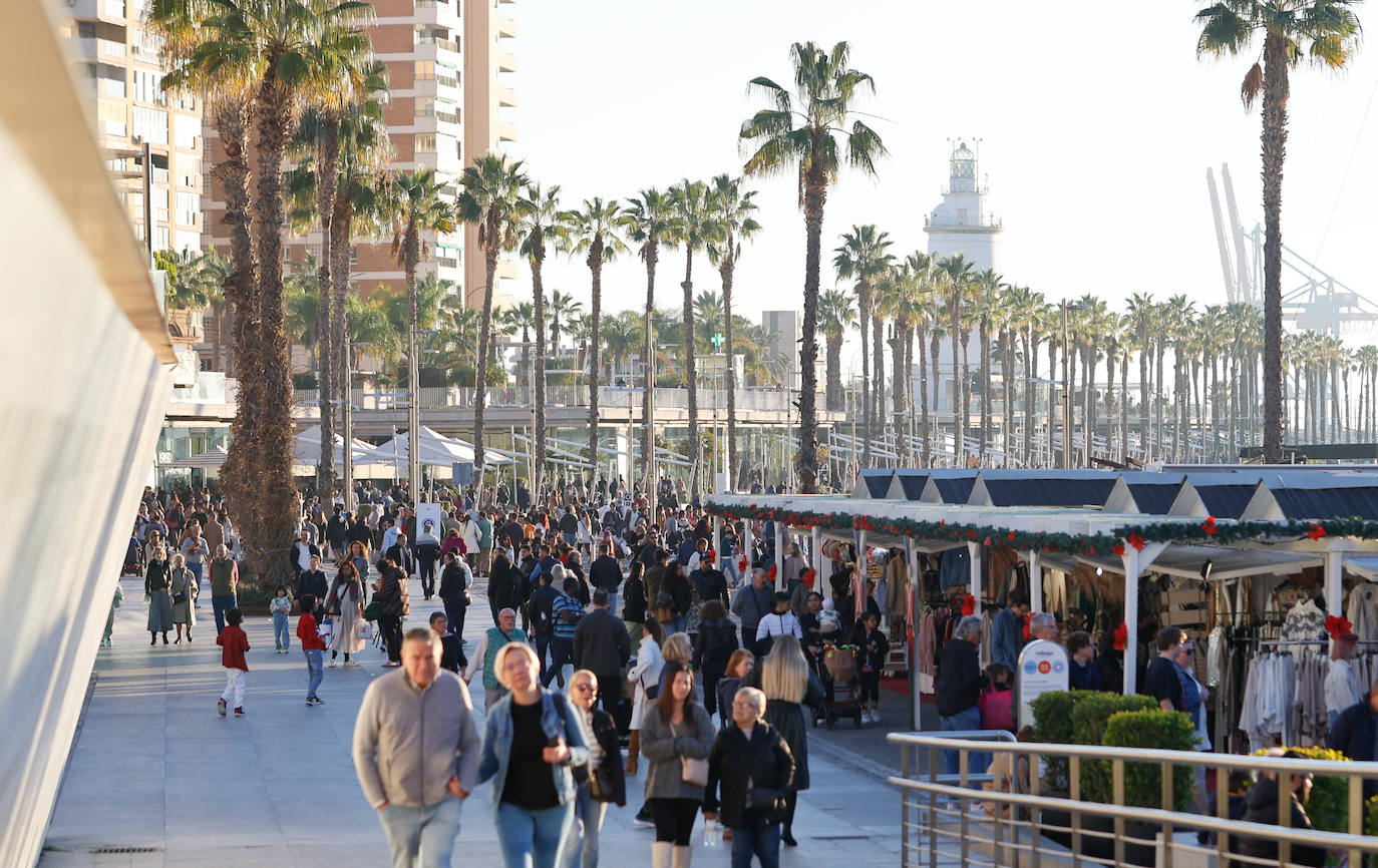 Paseos en familia por el día de Navidad en Málaga