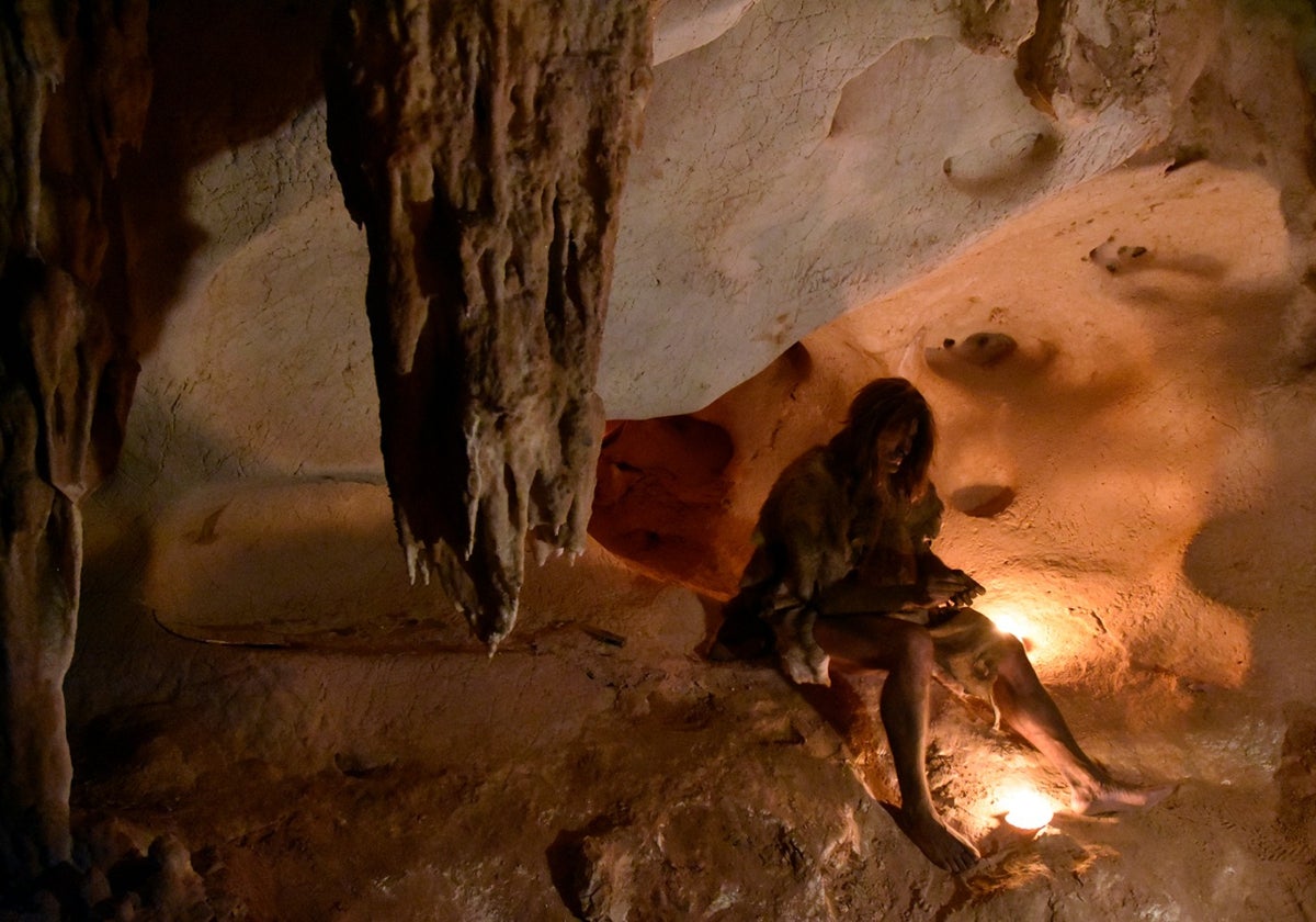 Imagen del documental grabado en las cuevas rinconeras.