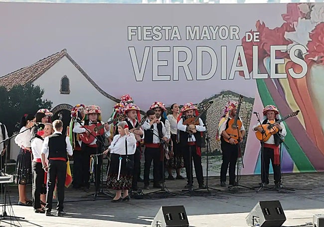 Fiesta Mayor de Verdiales en la edición de 2022.
