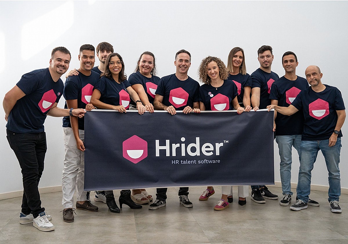 Parte del equipo de Hrider.