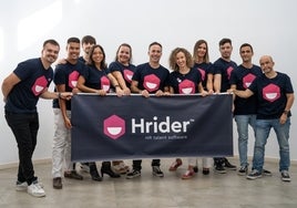 Parte del equipo de Hrider.