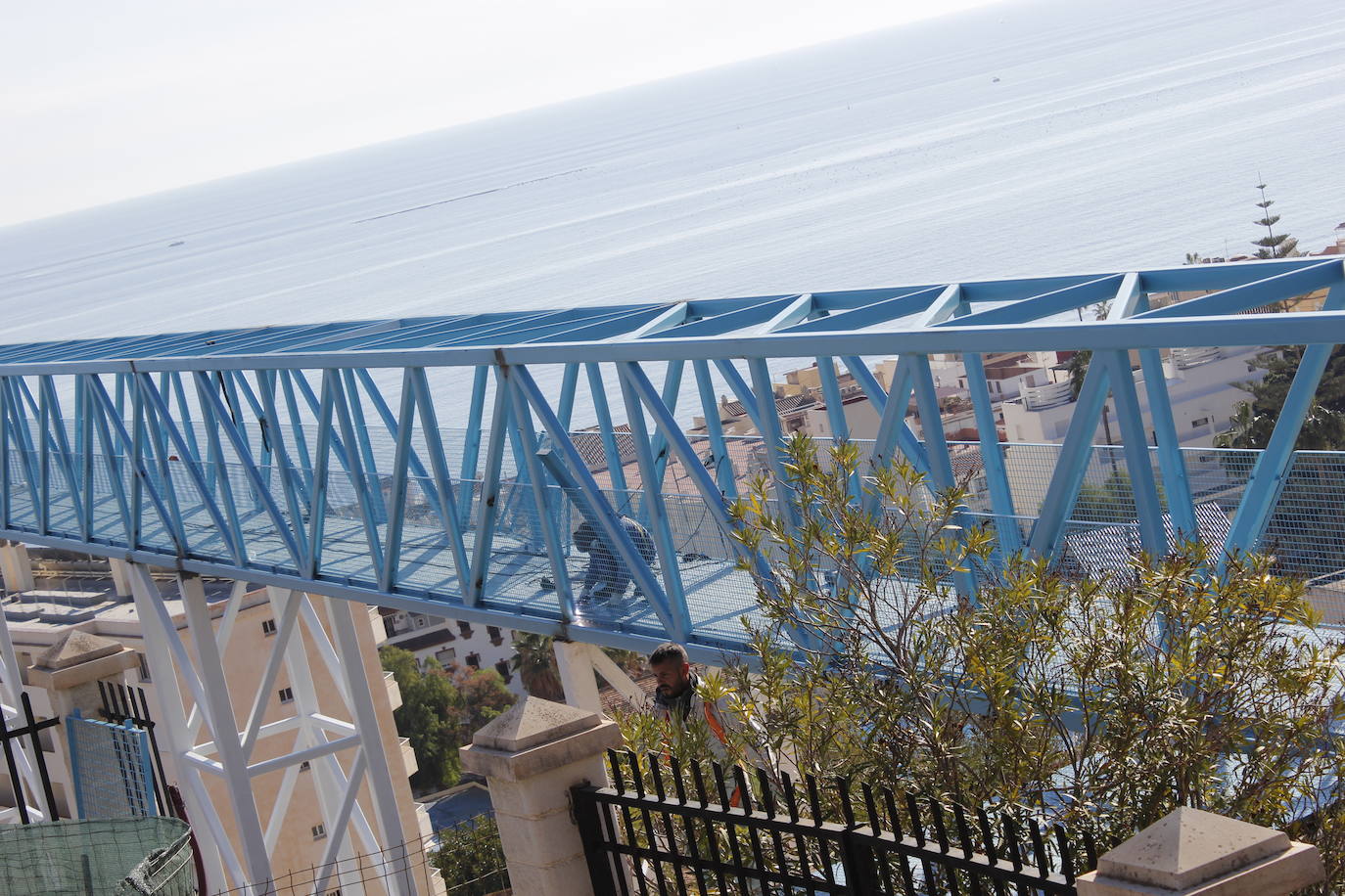 Nuevo atractivo en el Parque de La Batería de Torremolinos: un ascensor panorámico de 28,8 metros