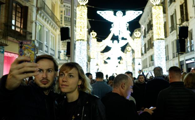 La calle Larios estrenaba un nuevo alumbrado