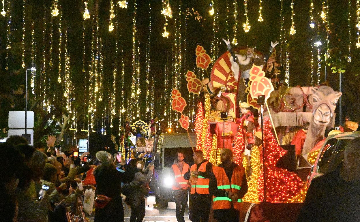 Un momento de la cabalgata de Marbella. 