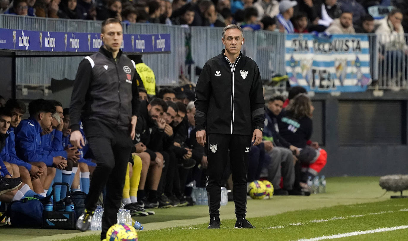 La Rosaleda pasó del 'Manolo, vete ya' a celebrar el empate en menos de un minuto