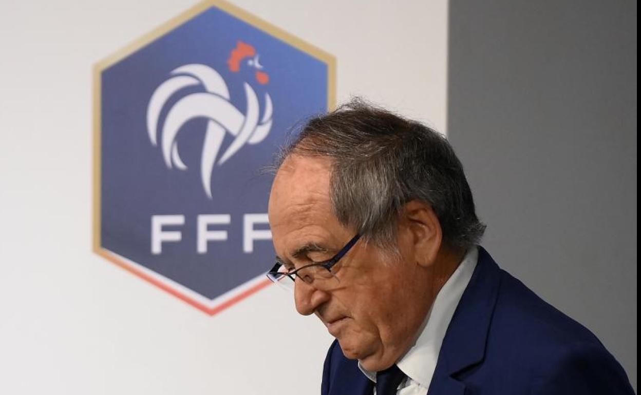 Nöel Le Graët, ya expresidente de la Federación Francesa de Fútbol. 