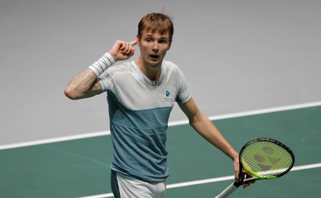 Alexander Bublik, primer rival de Davidovich en el Abierto de Australia. 