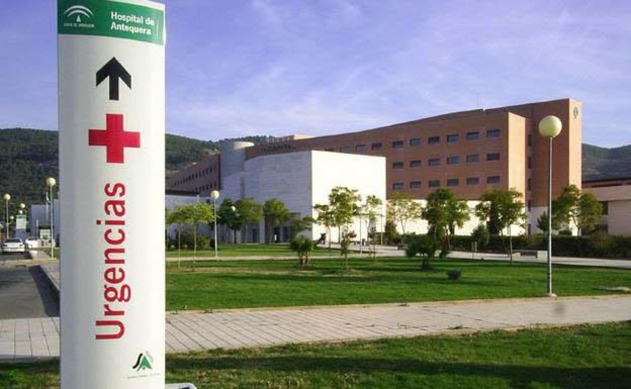 Vista del Hospital Comarcal de Antequera. 