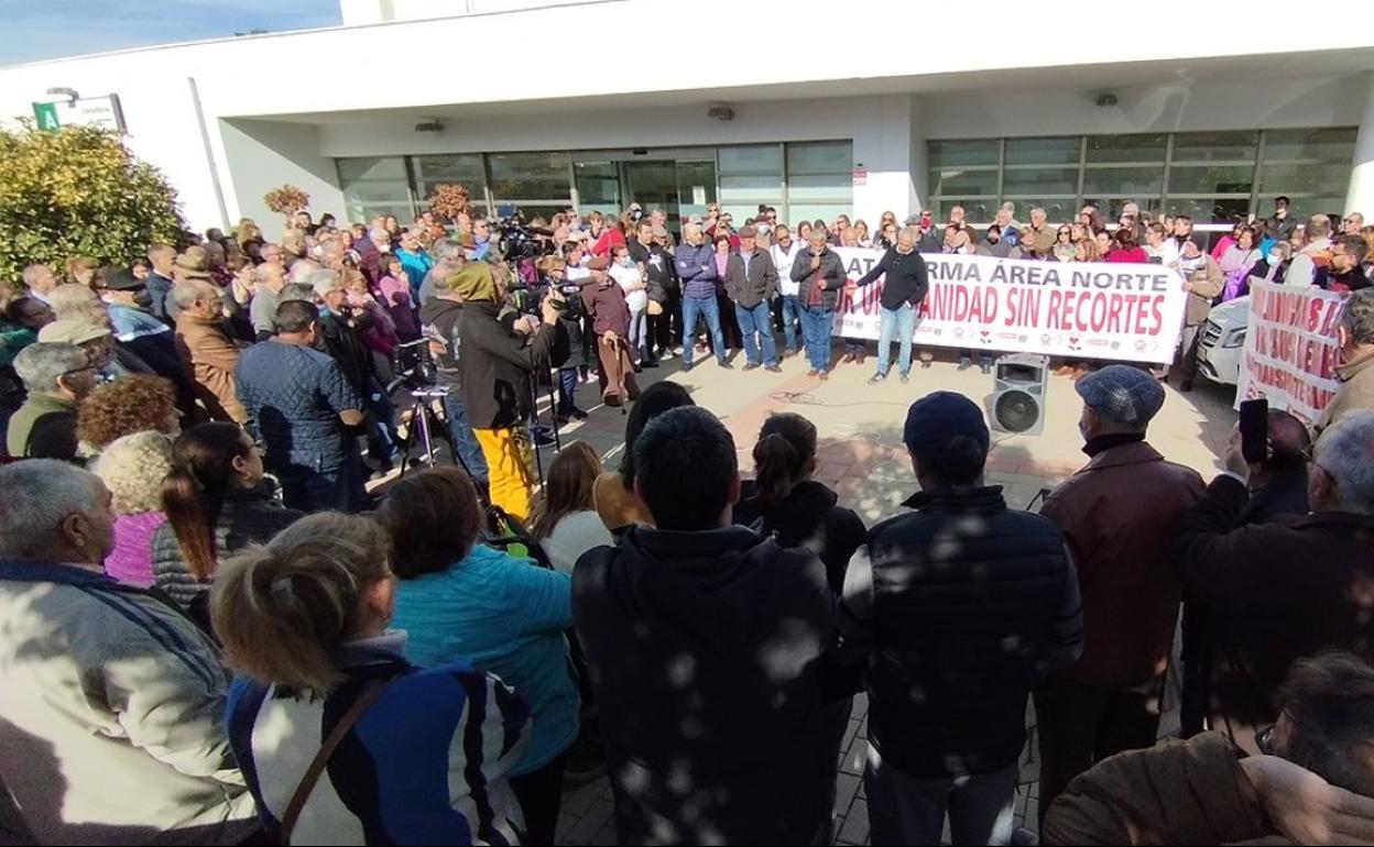 Concentración en Alameda.