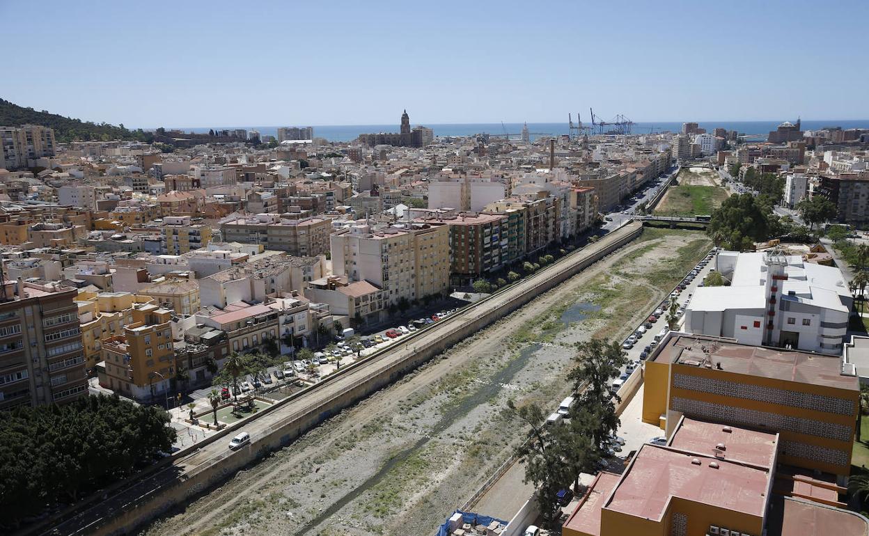 Vista del Centro de Málaga. 