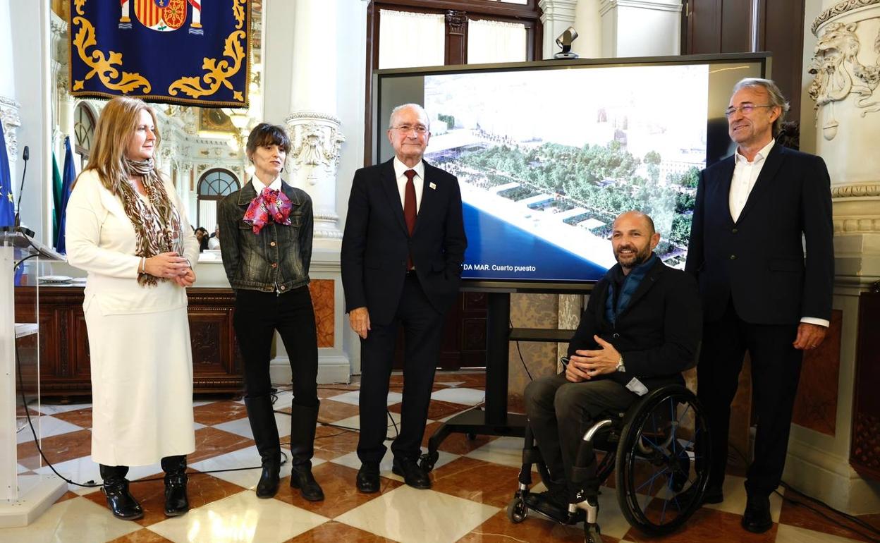 Rosa Sánchez, Juana Sánchez, Francisco de la Torre, Raúl López y Pablo Otaola. 