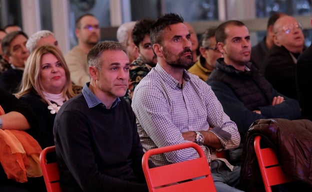 Nacho, Juan Rodríguez y Juanma, entre los asistentes. 