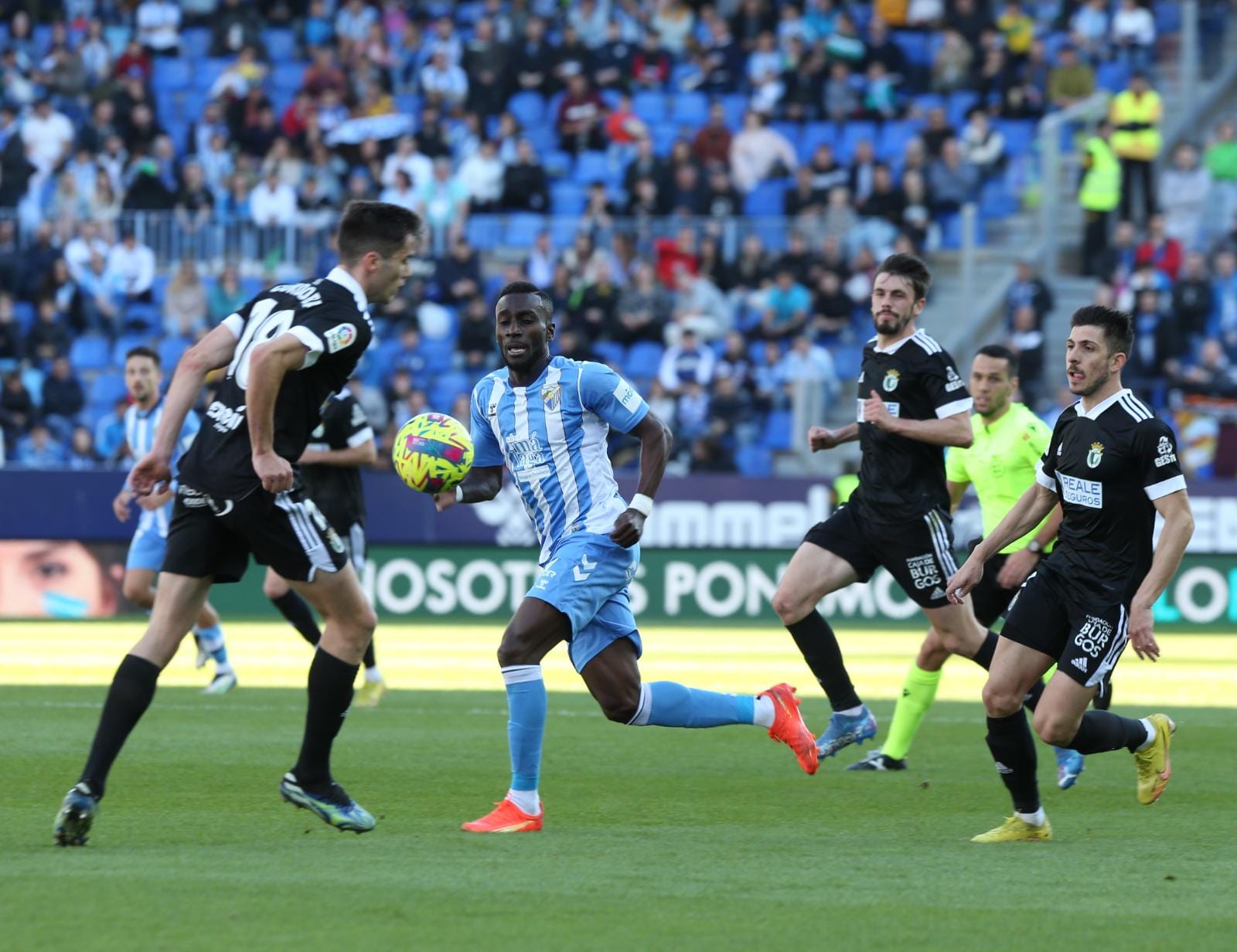 Las mejores imágenes del Málaga- Burgos